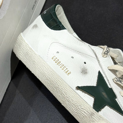Golden Goose Super-Star - White & Green