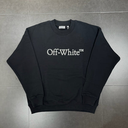 Off White Big Bookish Crewneck - Black