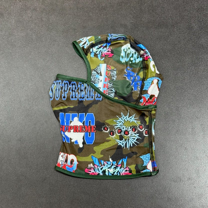 Supreme Flash Lightweight Balaclava - Woodland Camo