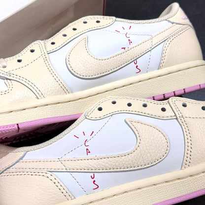Jordan 1 Low x Travis Scott Cactus Jack - Shy Pink