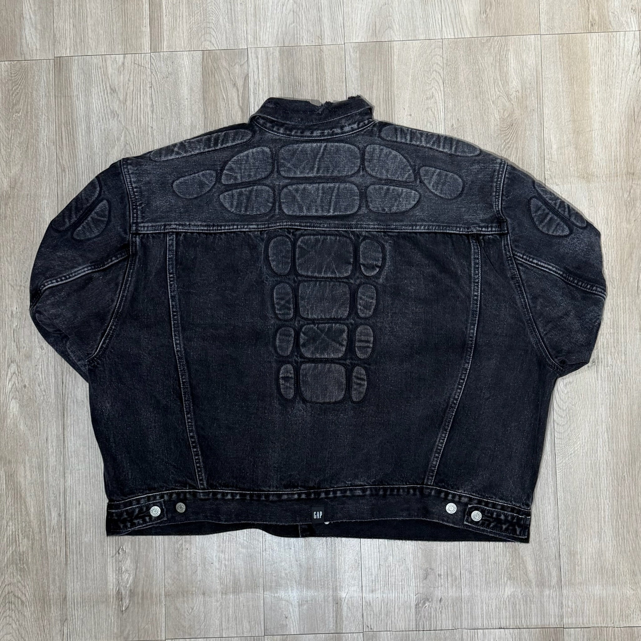 Yeezy x GAP x Balenciaga Padded Denim Jacket - Grey Wash – Pulse Peru