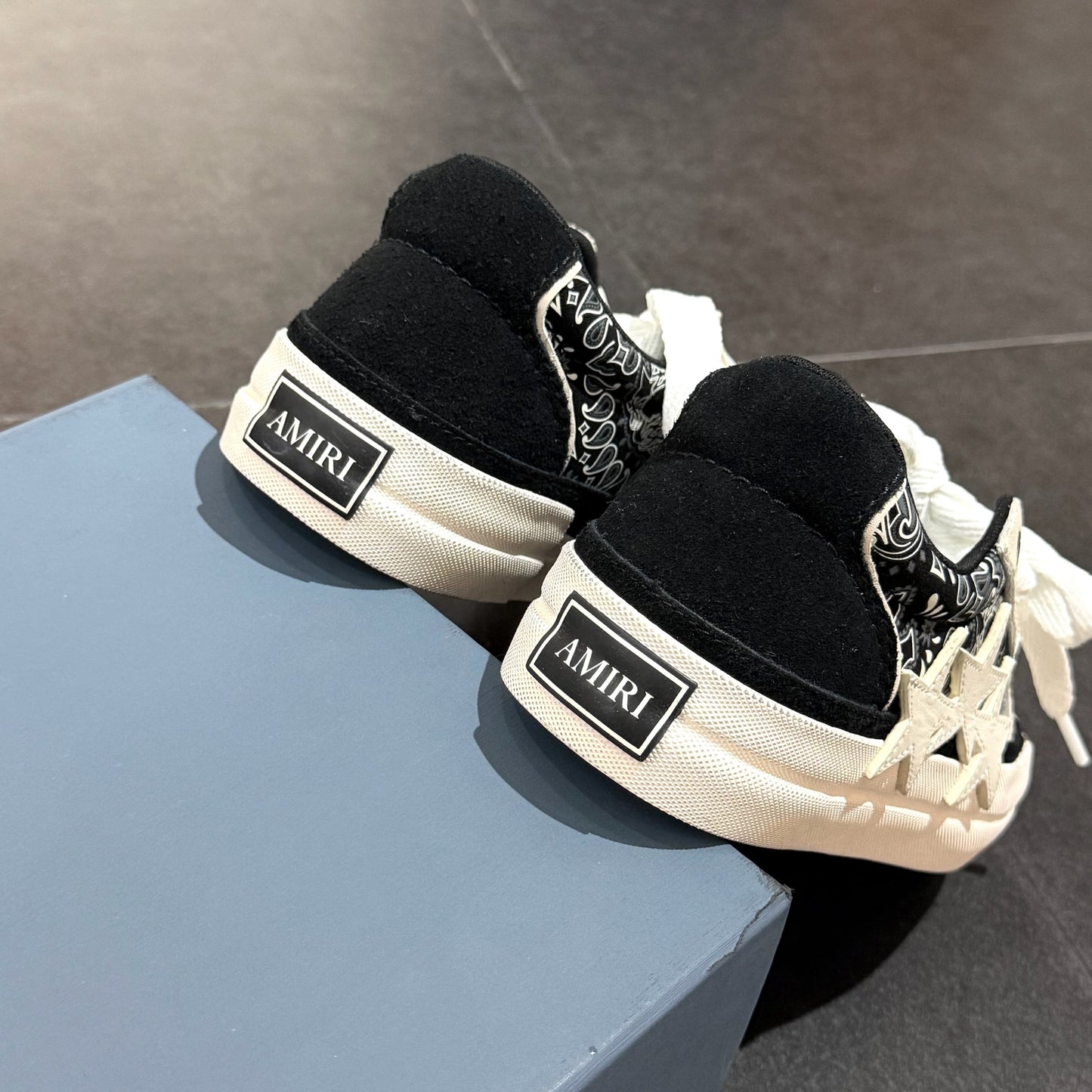 Amiri Sunset Skate Low - Black & White