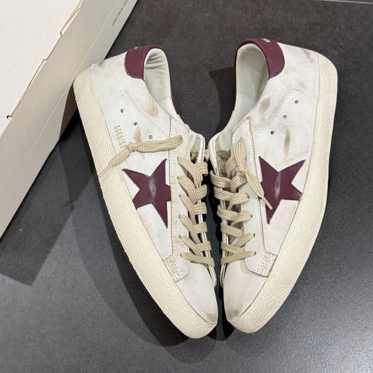 Golden Goose Superstar - White & Red