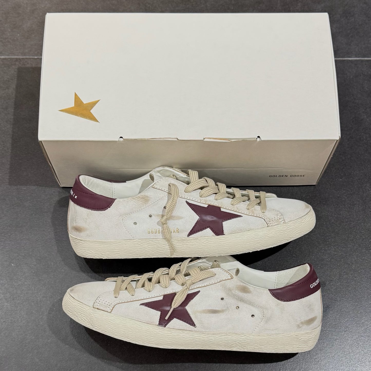 Golden Goose Superstar - White & Red