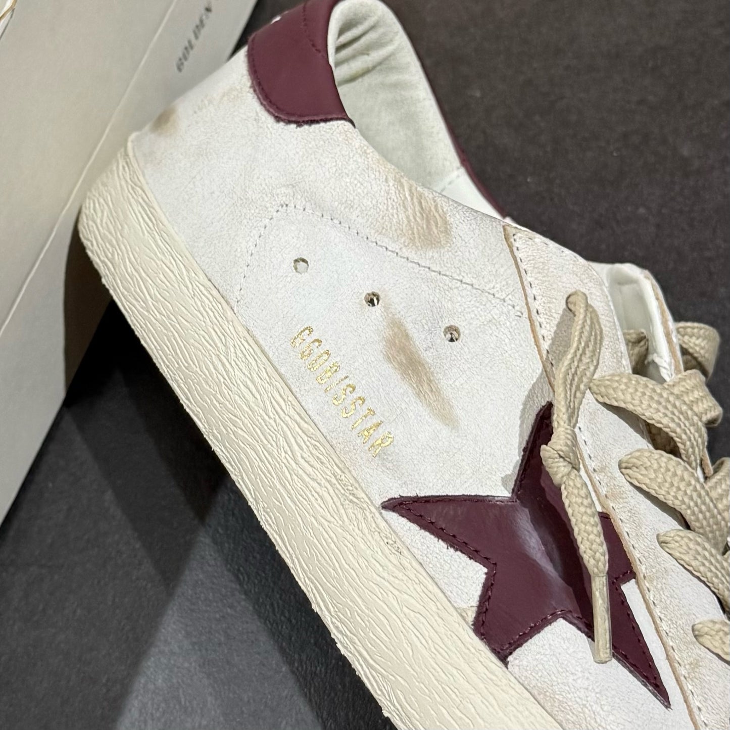 Golden Goose Superstar - White & Red
