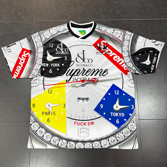 Supreme X La Martina X Jacob & Co Soccer Jersey - White