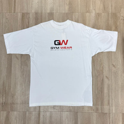 Balenciaga Gym Wear Tee - White