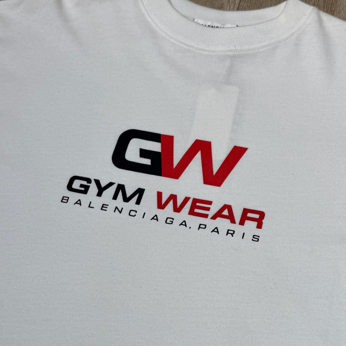Balenciaga Gym Wear Tee - White