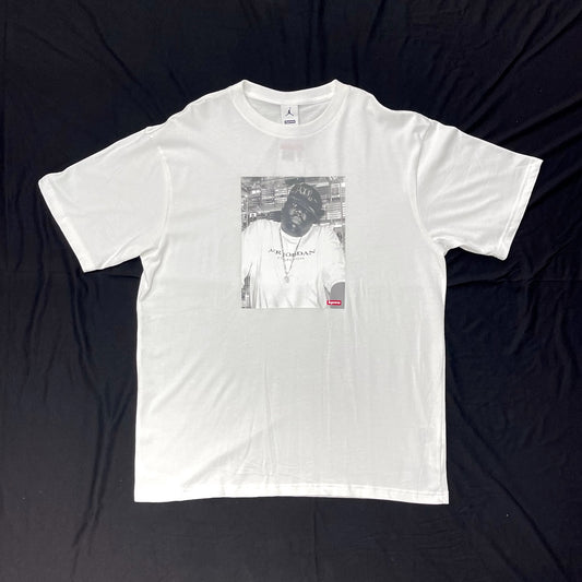 Supreme x Jordan x Notorious BIG Tee - White