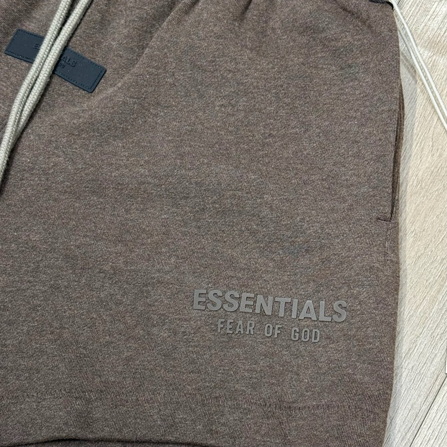 Essentials Drawstring Shorts - Brown