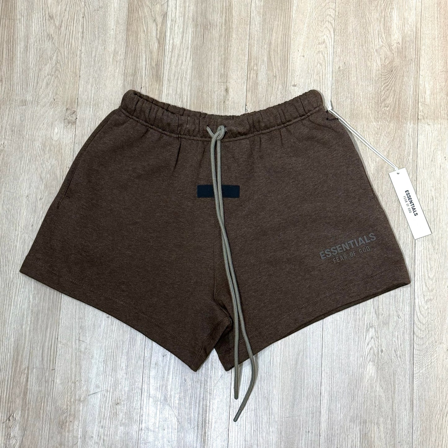 Essentials Drawstring Shorts - Brown