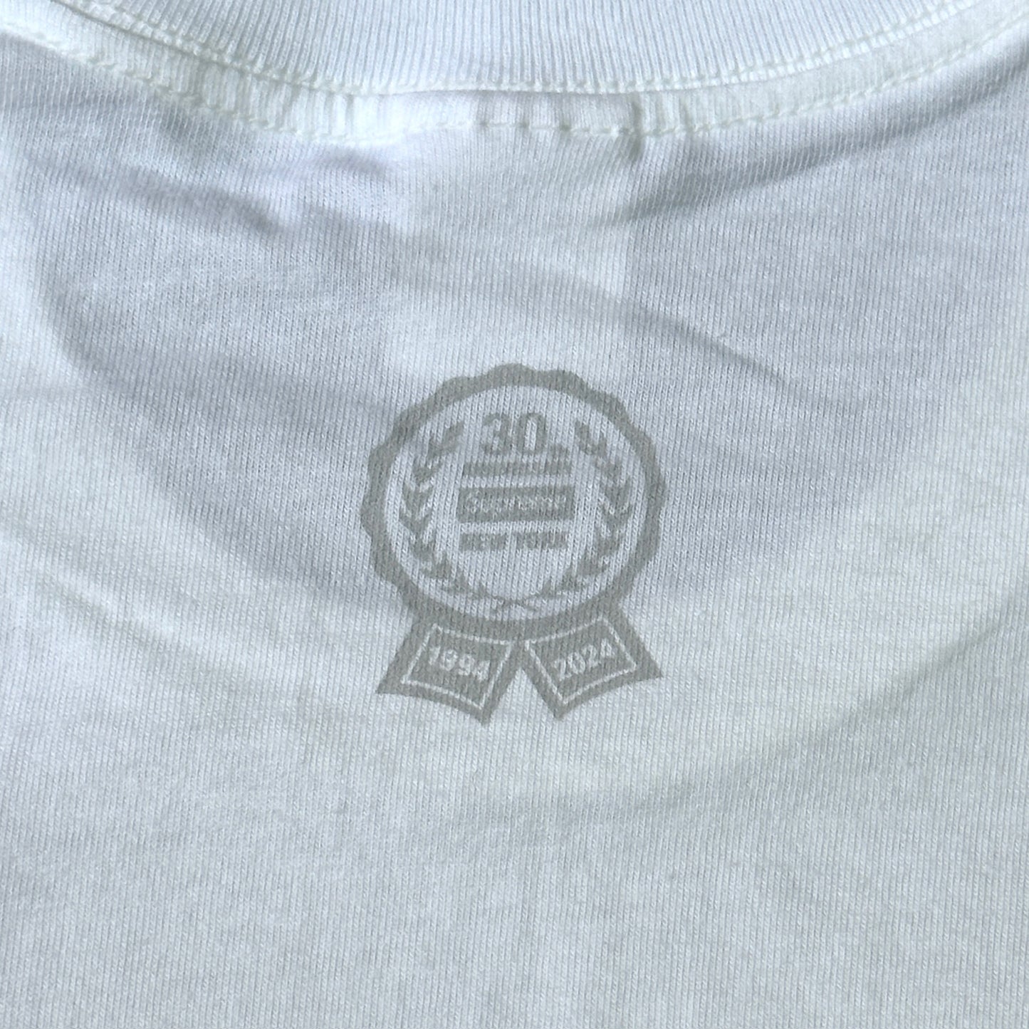 Supreme 30th Anniversary First Tee - White