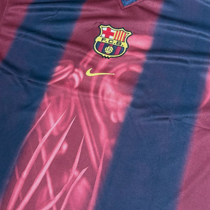 Travis Scott x FCB Barcelona Cactus Jack 2000/2001 Retro Skeleton Jersey