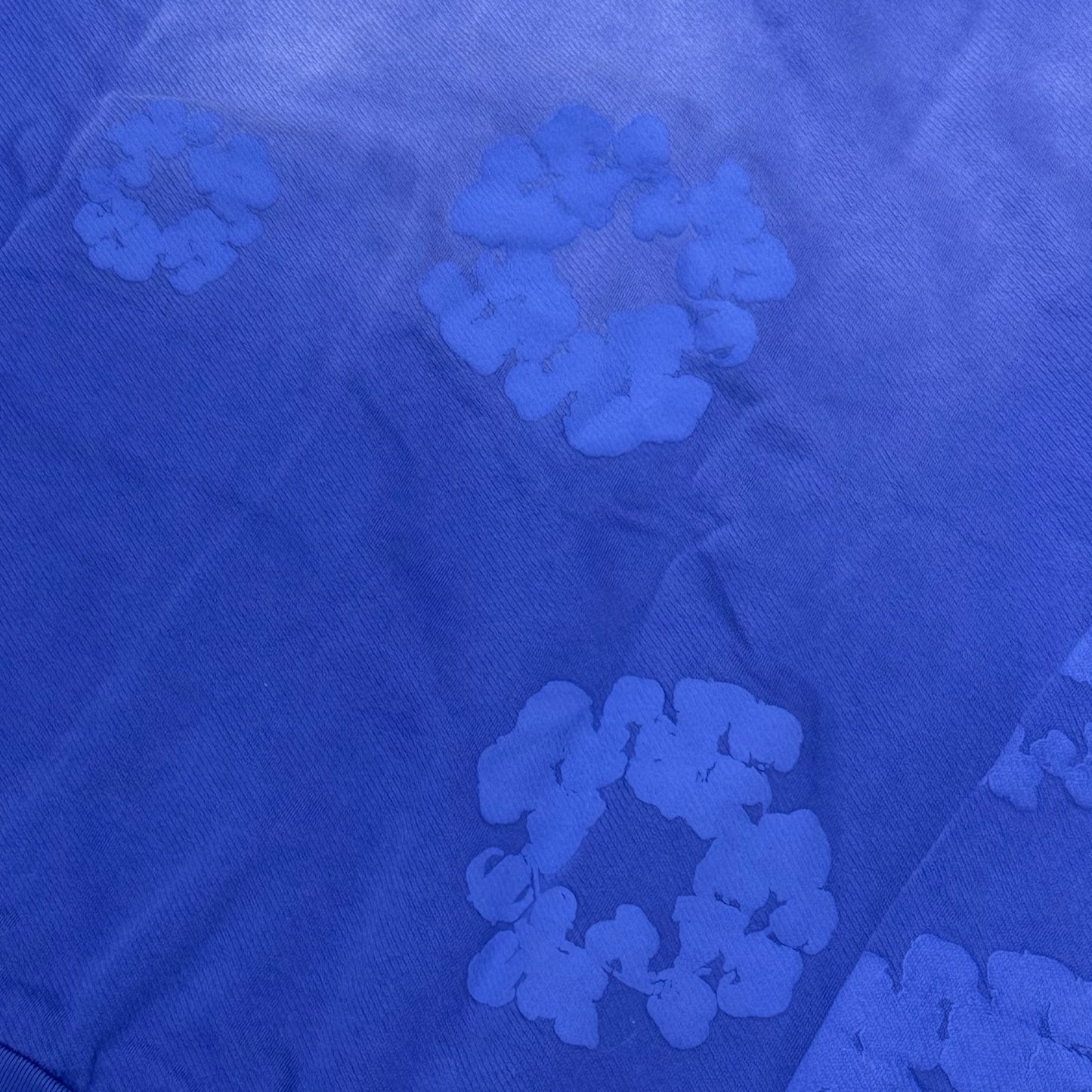 Denim Tears Cotton Wreath Hoodie - Washed Blue