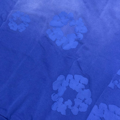 Denim Tears Cotton Wreath Hoodie - Washed Blue