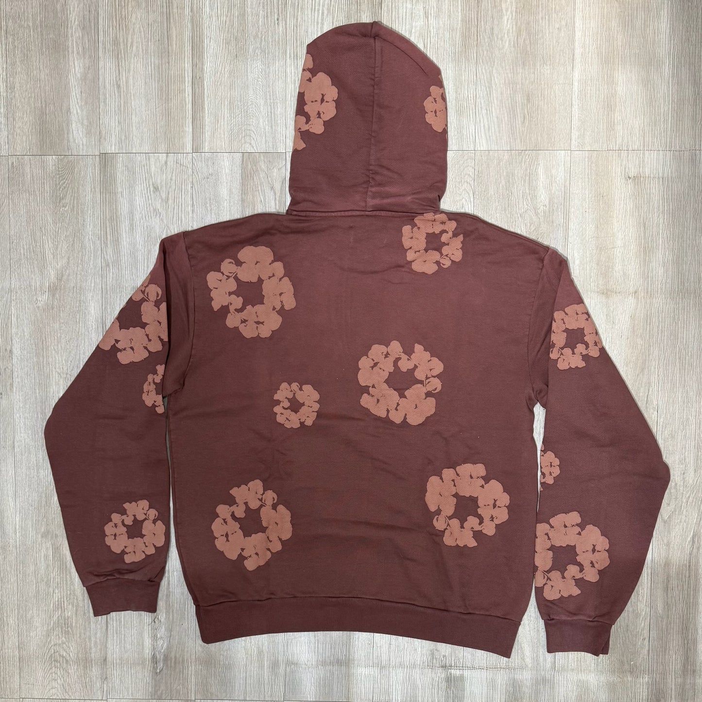 Denim Tears Cotton Wreath Hoodie - Washed Brown