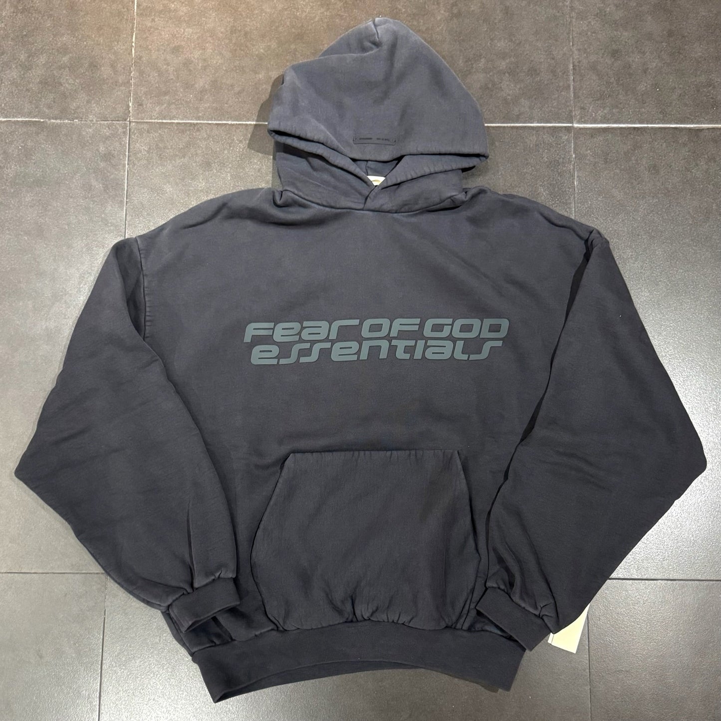 Essentials 90's Hoodie - Vintage Black