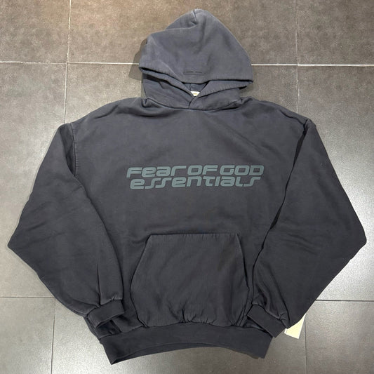 Essentials 90's Hoodie - Vintage Black