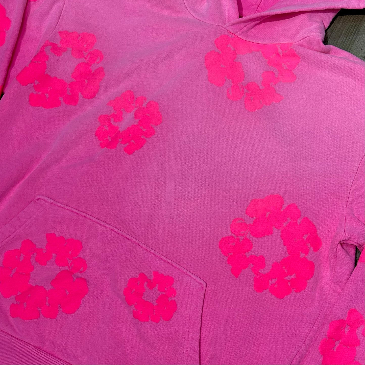 Denim Tears Cotton Wreath Hoodie - Washed Pink