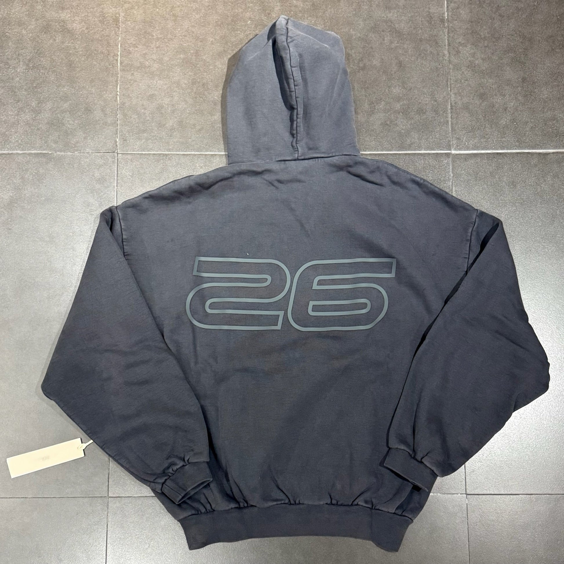 Essentials 90's Hoodie - Vintage Black