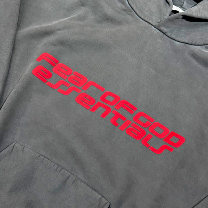 Essentials 90's Hoodie - Dark Gray