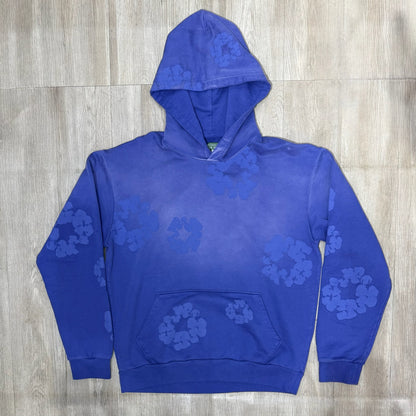 Denim Tears Cotton Wreath Hoodie - Washed Blue