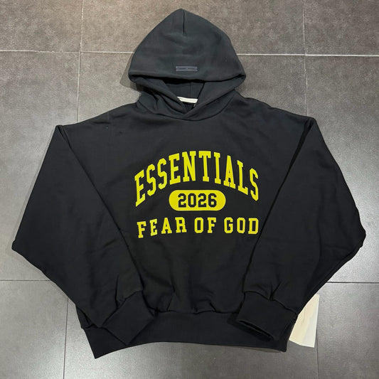 Essentials FOG 2026 Hoodie - Black