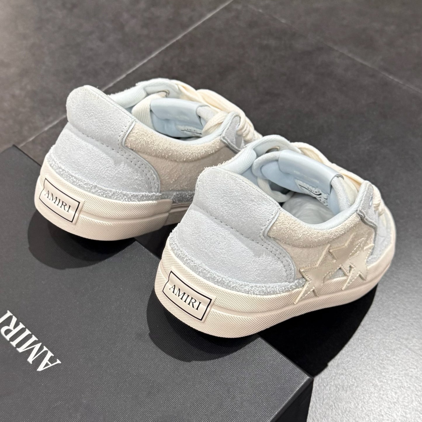 Amiri Sunset Skate Low - Alabaster Blue