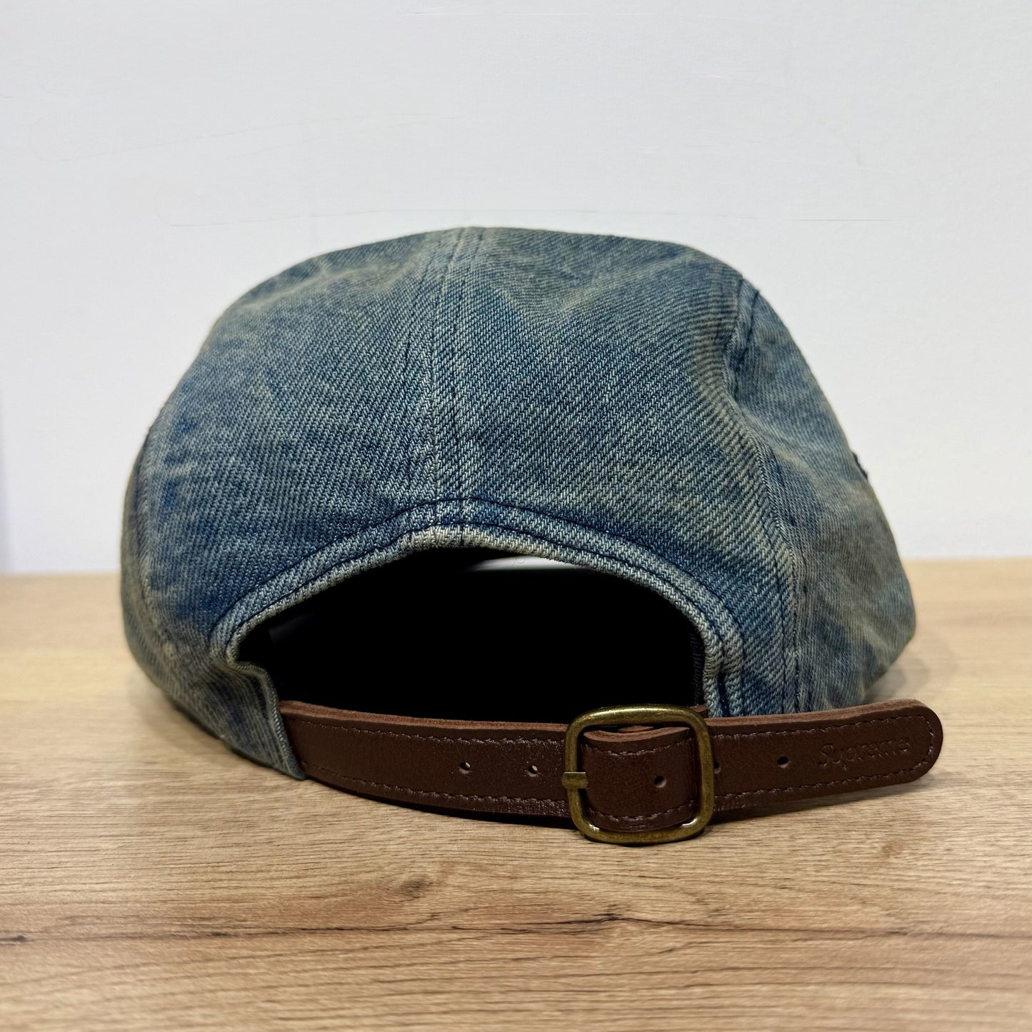 Supreme Washed Chino Twill Camp Cap - Denim