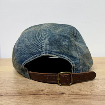 Supreme Washed Chino Twill Camp Cap - Denim
