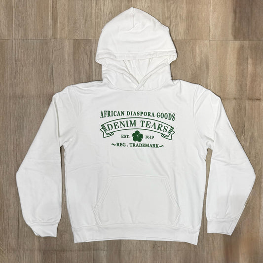 Denim Tears ADG Hoodie Print - White & Green