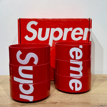 Supreme Heller Bowls Sets of 6 - Red