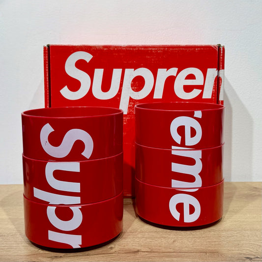 Supreme Heller Bowls Sets of 6 - Red