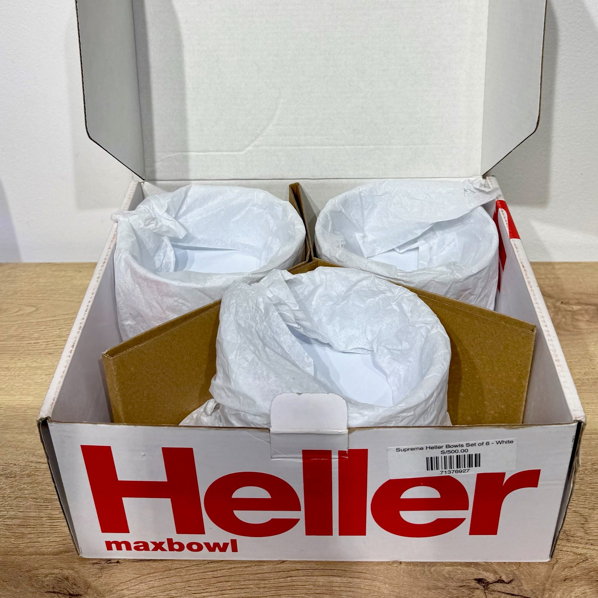 Supreme Heller Bowls Set of 6 - White – Pulse Peru