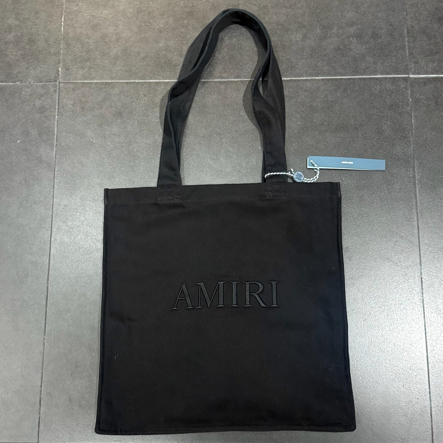 Amiri Canvas Tote Bag - Black