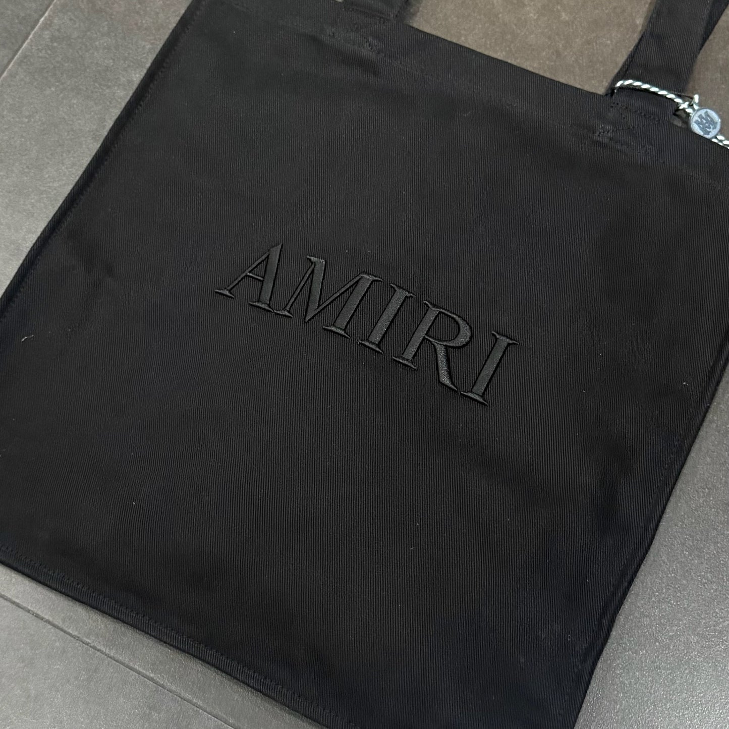 Amiri Canvas Tote Bag - Black