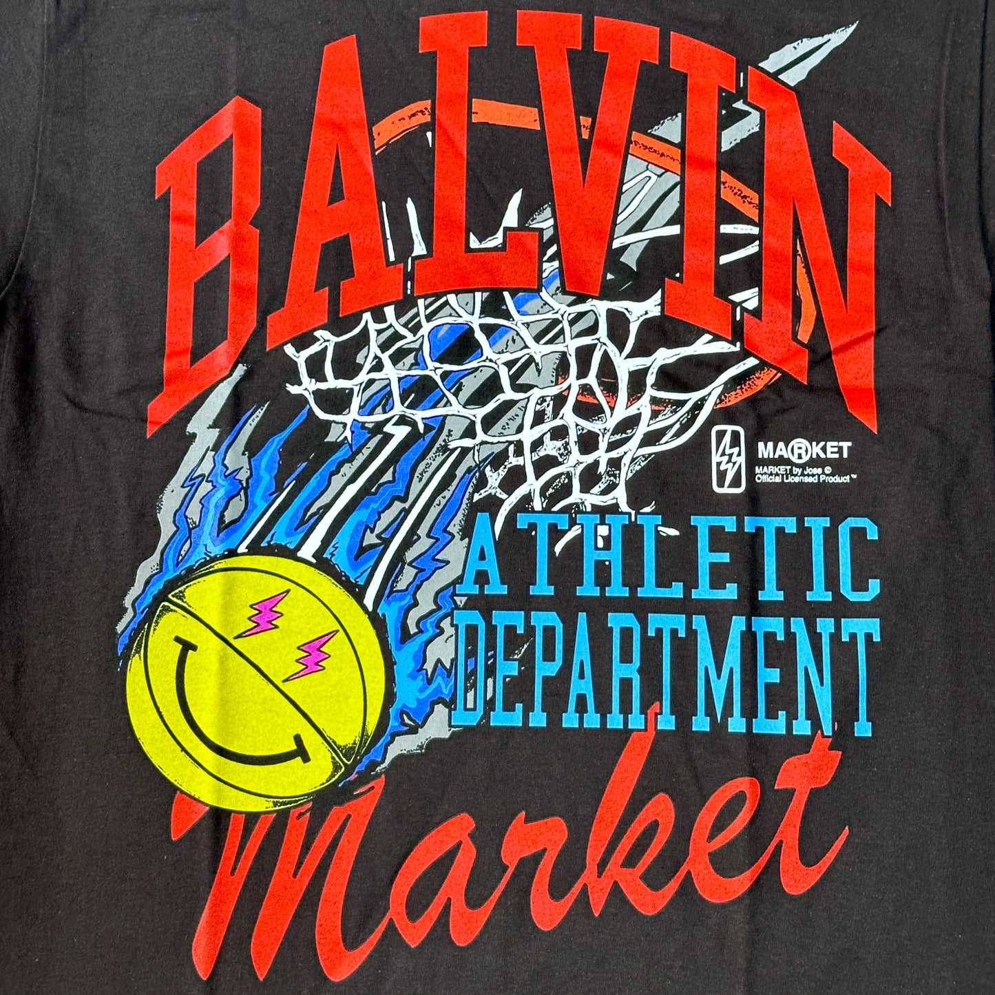 J Balvin x Market Athletic Department Tee - Black