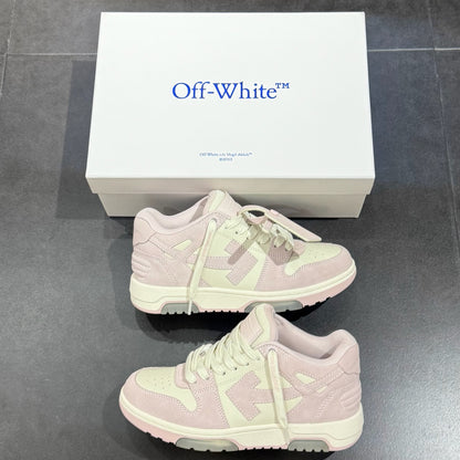 Off White Out Of Office Suede - Pink
