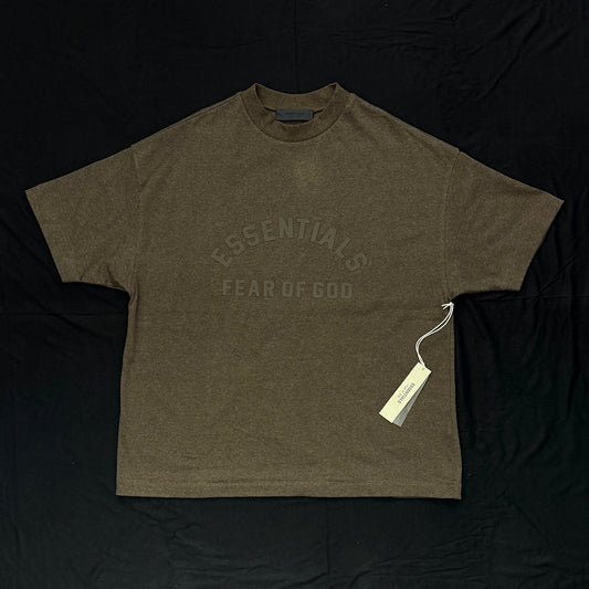 Essentials Bonded Tee - Brown