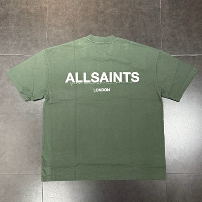 AllSaints Halcyon Tee - Garnet Green
