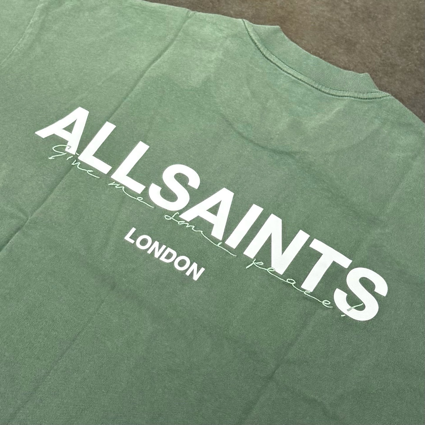 AllSaints Halcyon Tee - Garnet Green