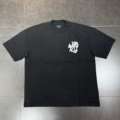 AllSaints Orlando Logo Print Tee - Jet Black