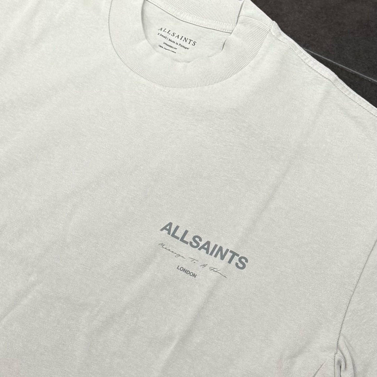 AllSaints Future Tee - Carbon Grey