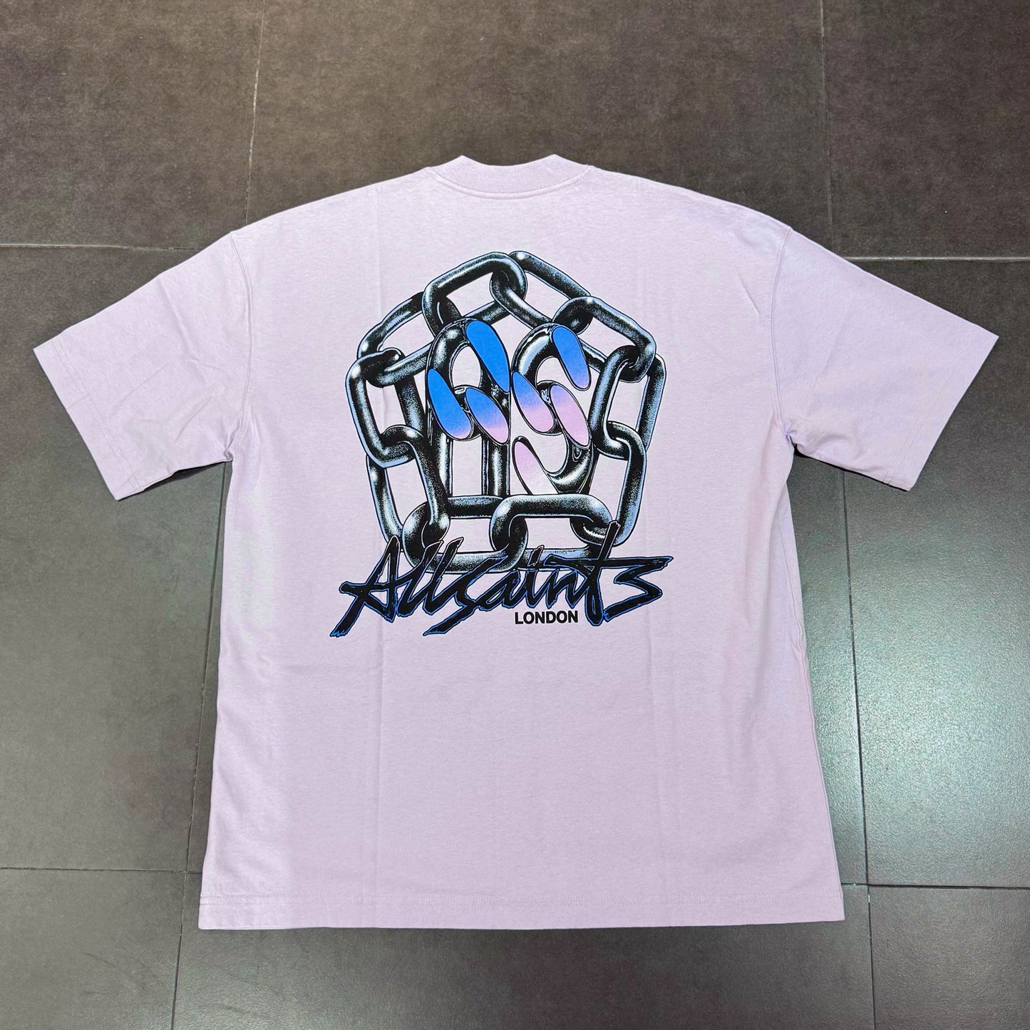AllSaints Affix Tee - Parma Purple