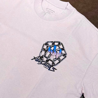 AllSaints Affix Tee - Parma Purple