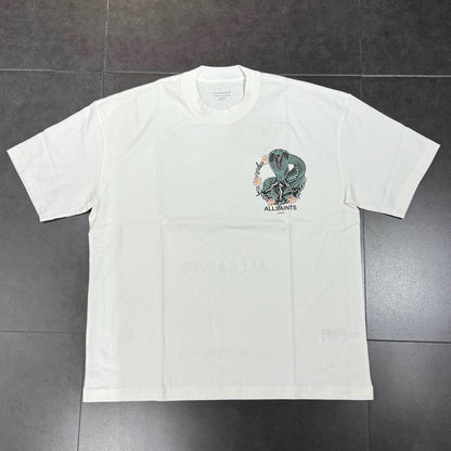 AllSaints Snakebite Tee - Optic White