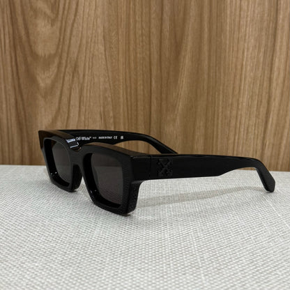 Off White Virgil Logo Sunglasses - Black