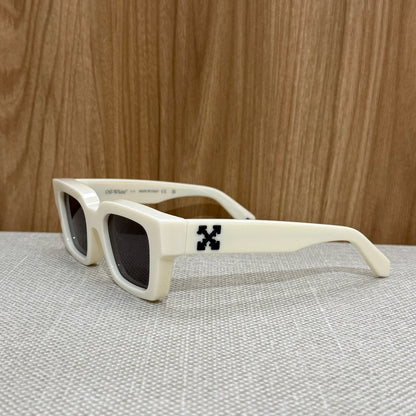 Off White Virgil Logo Sunglasses - White & Black