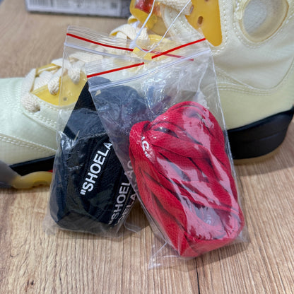 Jordan 5 x Off White - Sail