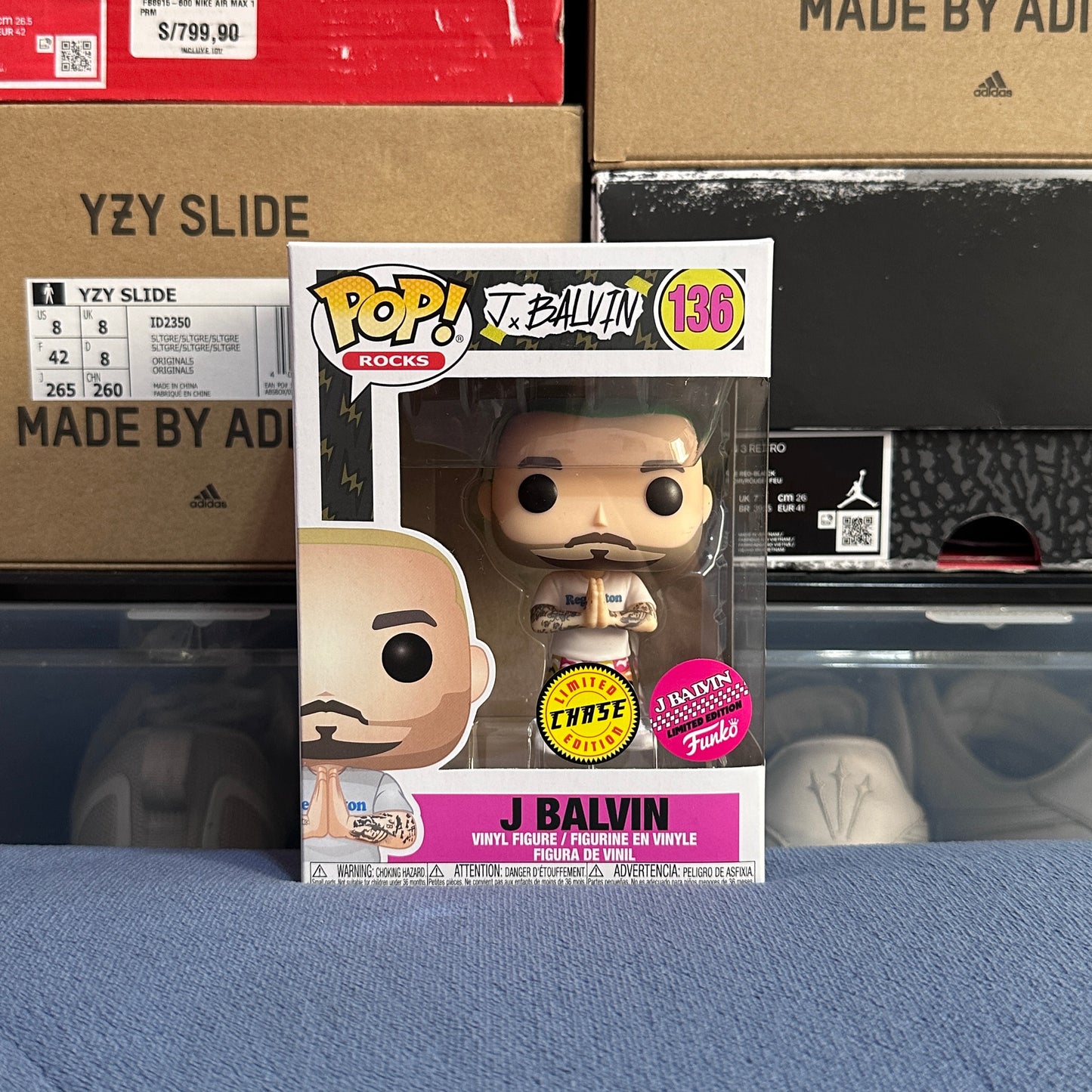 J Balvin Funko Pop Limited Chase Edition - Green Hair